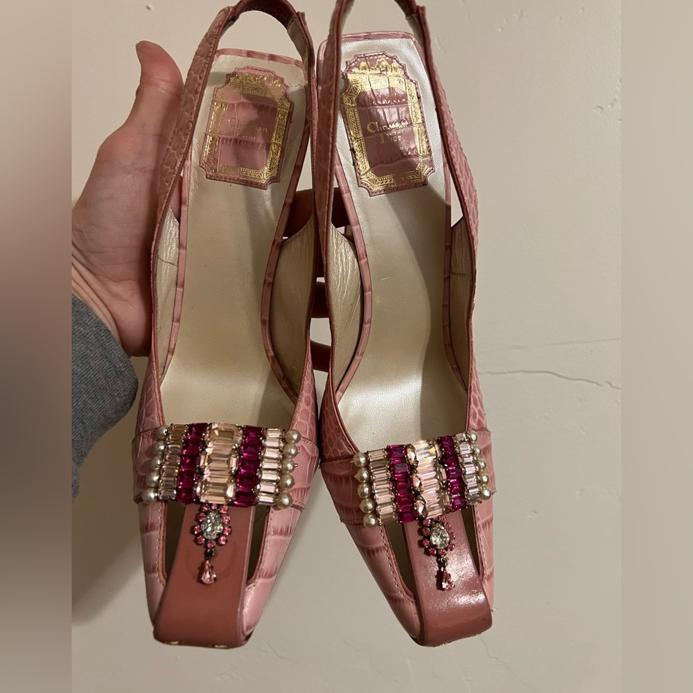 Dior Vintage Slingback Heels NWT